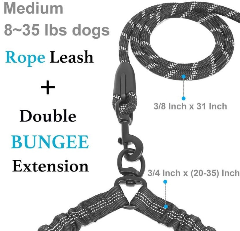 Tough Bungee Dog Leash Pro