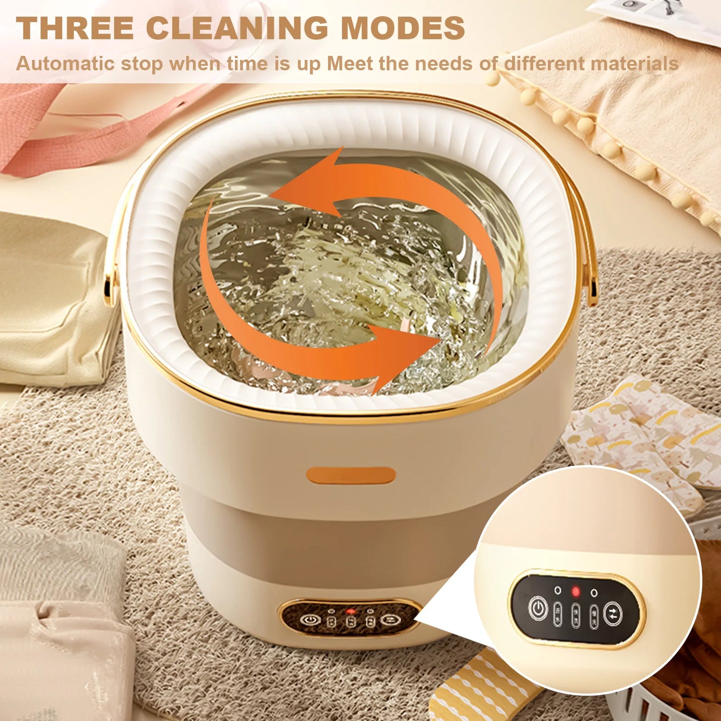 QuickFold Portable Mini Washer Dryer