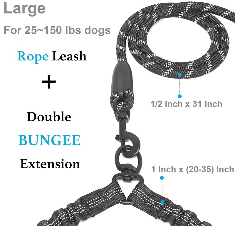 Tough Bungee Dog Leash Pro