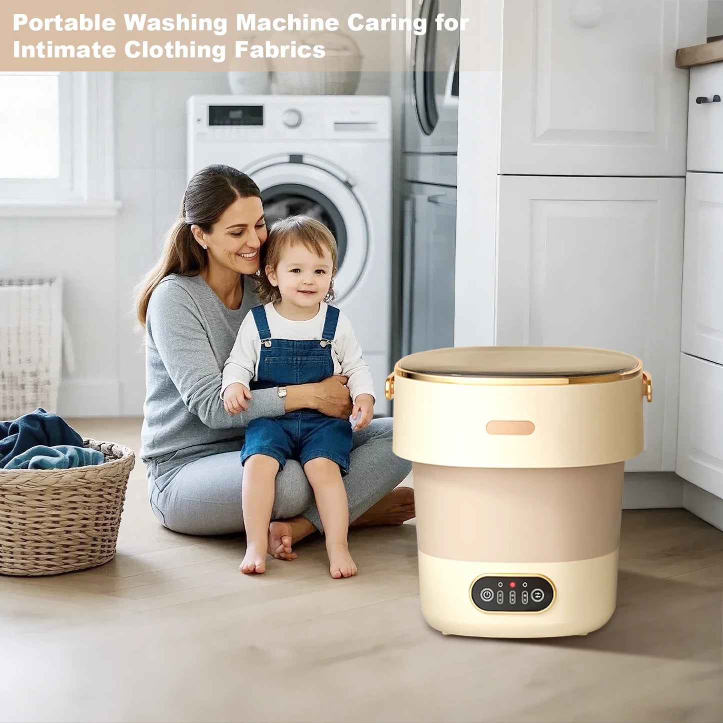QuickFold Portable Mini Washer Dryer